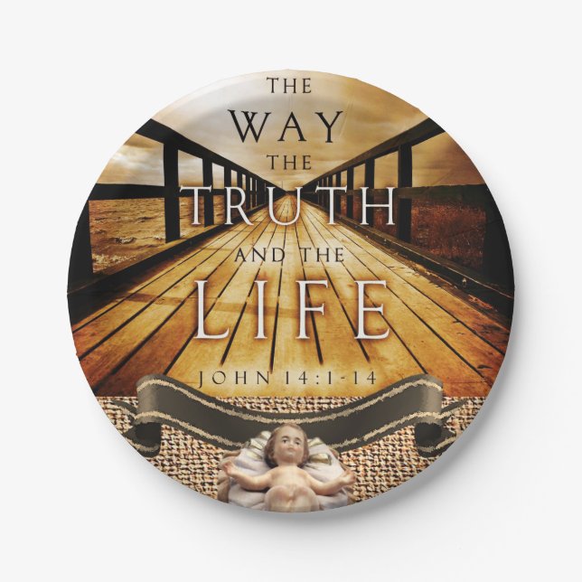 Jesus Christ Paper Tellers Pappteller (Vorderseite)