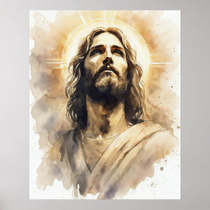 Jesus Christ Portrait Poster