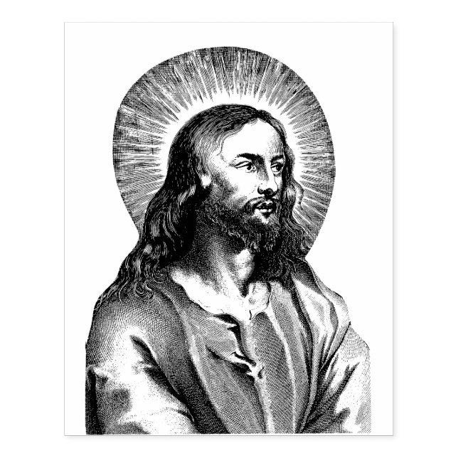 Jesus Christ Rubber Briefmarke Gummistempel (Prägung)
