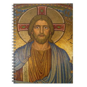 Jesus Christ - Schönes Christliches Kunstwerk Notizblock