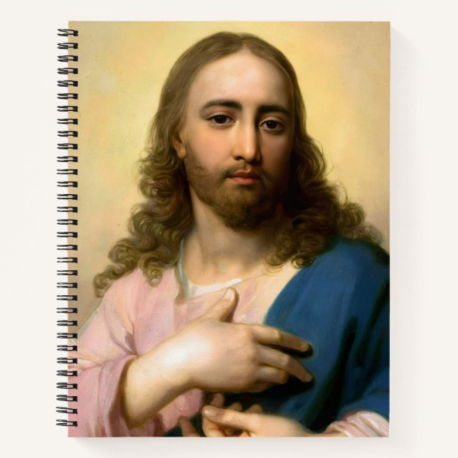 Jesus Christ Spiral Notebook Notizbuch (Vorderseite)
