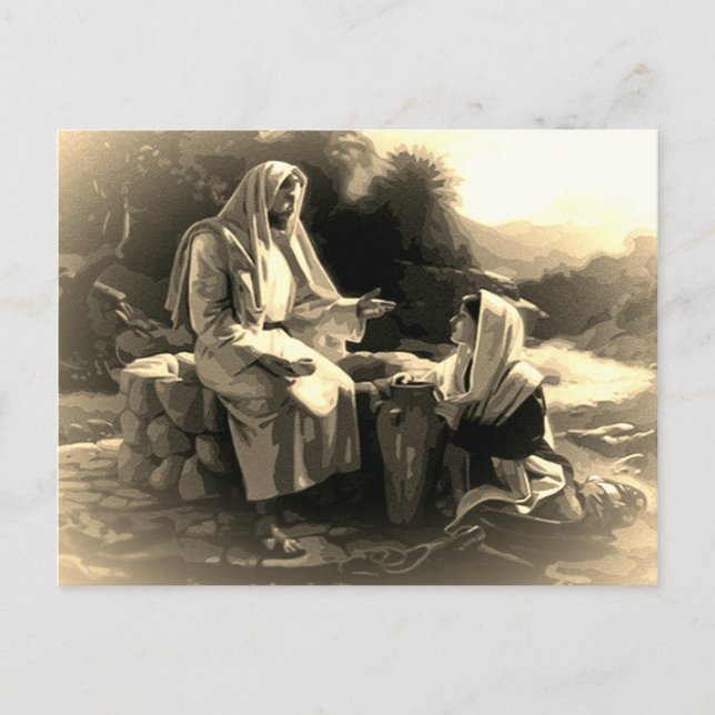 Jesus Christ & St. Mary Magdalene (Künstler unbeka Postkarte (Vorderseite)