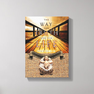 Jesus Christ Stretched Canvas Print Leinwand
