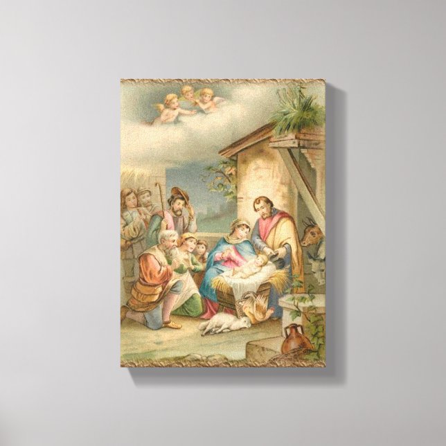Jesus Christ Stretched Canvas Print Leinwand (Vorderseite)