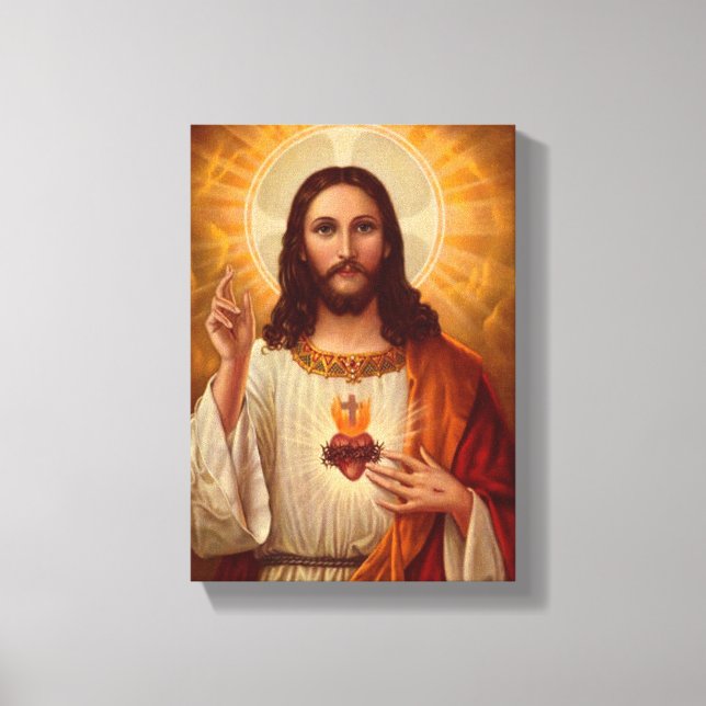 Jesus Christ Stretched Canvas Print Leinwand (Vorderseite)