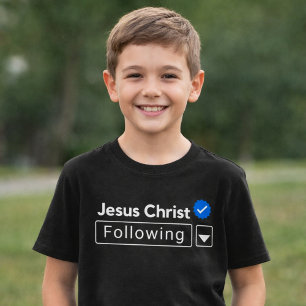 Jésus-Christ suivant la Bible Foi Enfants T-shirt