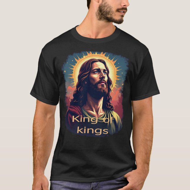 Jesus Christ T - Shirt - König der Könige Grafisch (Vorderseite)