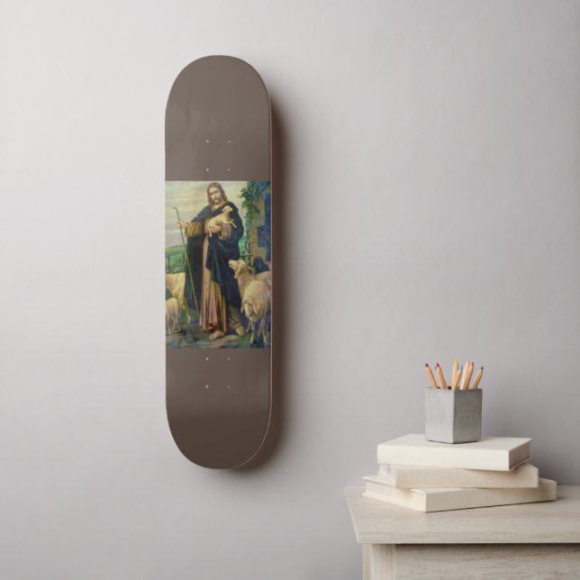 JESUS CHRIST THE GOOD SHEPHERHERHERD SKATEBOARD (Wandkunst)