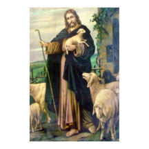 JESUS CHRIST THE GOOD SHEPHERHERHERHERR POSTER