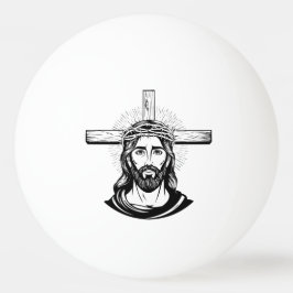 Jesus Christ Tischtennisball