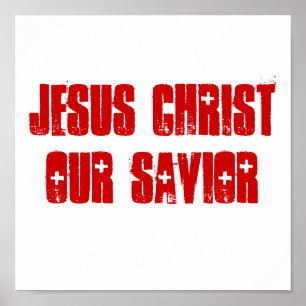 JESUS CHRIST UNSERES SAVIOR-Poster Poster