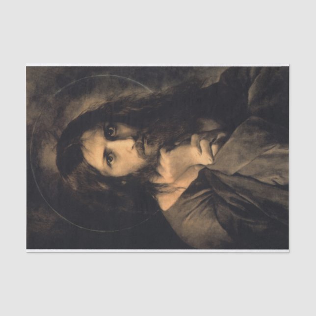 Jesus Christ von Georg Cornicelius Seidenpapier (Vorderseite)
