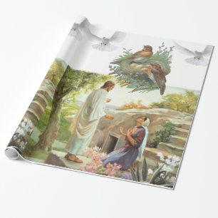 Jesus Christ Wrapping Paper Geschenkpapier