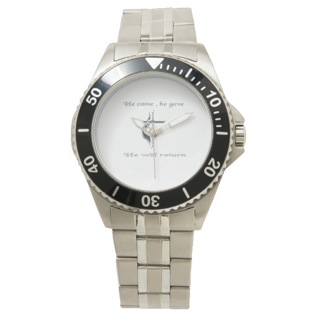 Jesus christliche Geschenke Armbanduhr (Vorderseite)