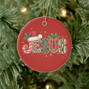Jesus Christliches Religiöses Zitat Glaube Bibelve Keramik Ornament