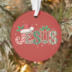 Jesus Christliches Religiöses Zitat Glaube Bibelve Ornament