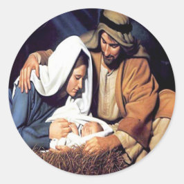 Jesus Christmas Sticker