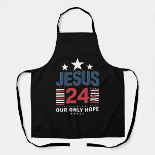 Jesus Christus 2024 Präsident USA Wahl Politik Schürze