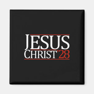 Jesus Christus 2028 Abstimmung Jesus Premium Magnet