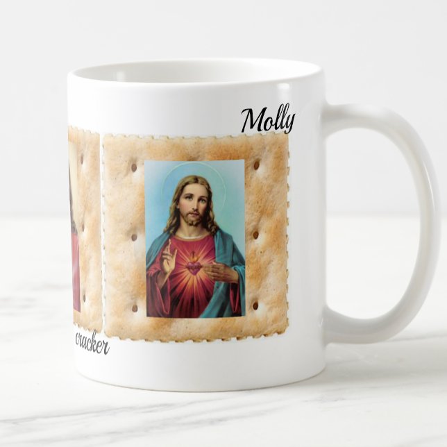 Jesus Christus auf einem Soda Cracker Cup Kaffee T Kaffeetasse (Von Creator hochgeladen)