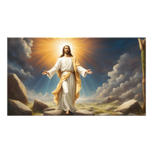 Jesus Christus Auferstehung Fotodruck