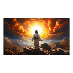 Jesus Christus Auferstehung Fotodruck