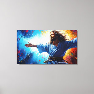 Jesus Christus Auferstehung Leinwanddruck