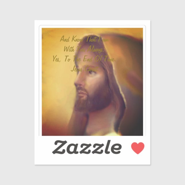 Jesus Christus Aufkleber (Blatt)