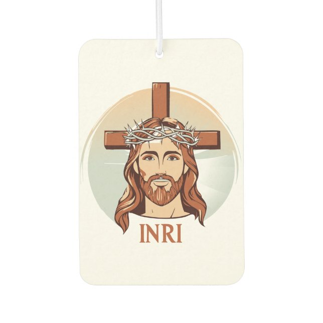Jesus Christus Autolufterfrischer (Vorderseite)