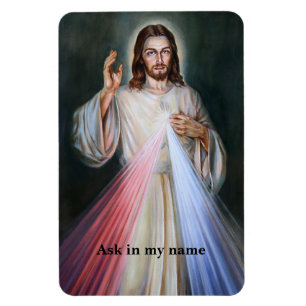 Jesus Christus Behörde Fragte in meinem Namen benu Magnet