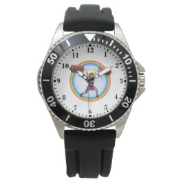 Jesus Christus beim Umsetzen und Stoßen Armbanduhr