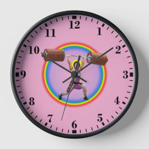 Jesus Christus beim Umsetzen und Stoßen Uhr