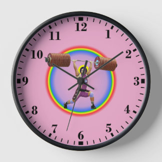 Jesus Christus beim Umsetzen und Stoßen Uhr