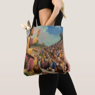 Jesus Christus Bergpredigt, Vintage Religion Tasche