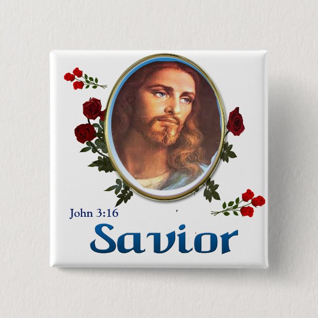 Jesus Christus Button (Vorderseite)