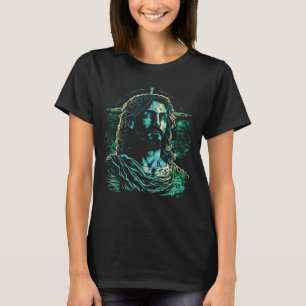 Jesus Christus Christlich Predigt Gospel Bibellese T-Shirt