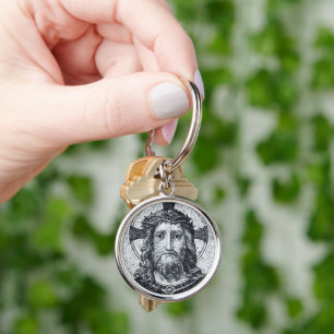 Jesus Christus & Christlich, Vintage Kunst / Kirch Schlüsselanhänger