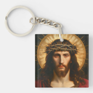 Jesus Christus Christliche religiöse Kunst Schlüsselanhänger