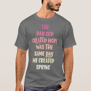 Jesus Christus Christlicher Frühling T-Shirt