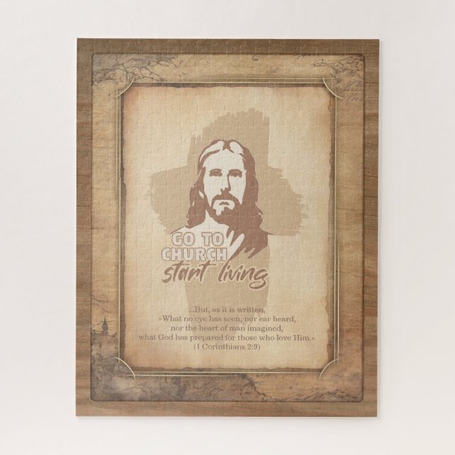 Jesus Christus. Christlicher Prediger (Vertikal)