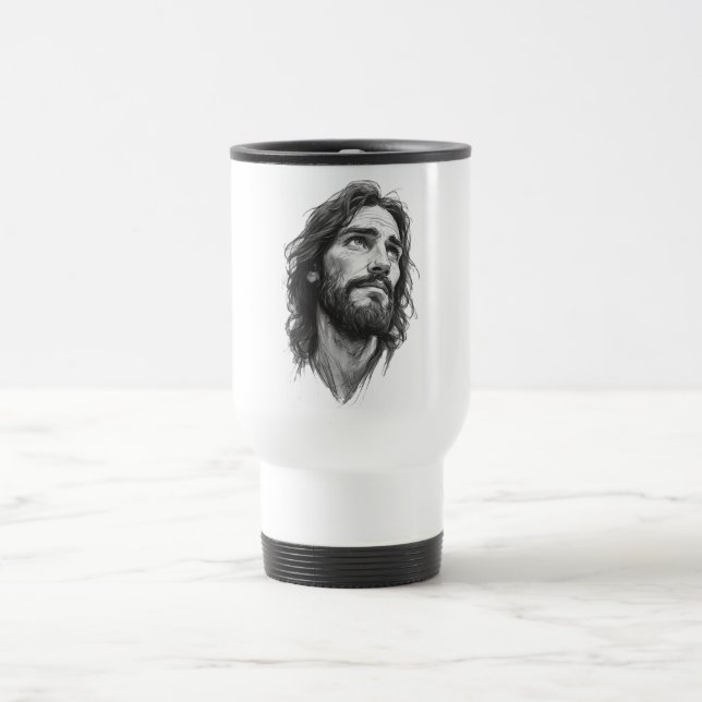 Jesus Christus Christlicher Reisebecher (Mittel)