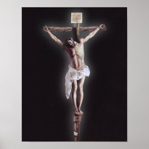 Jesus Christus Crucified Devotional Bild Poster