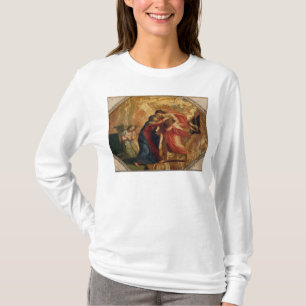 Jesus Christus, der die Jungfrau im Himmel T-Shirt