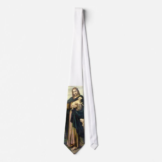 JESUS CHRISTUS DER GUTE HIRTE 7 KRAWATTE (Vorderseite)