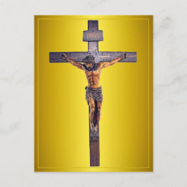 Jesus Christus, der heilende Kruzifix Postkarte