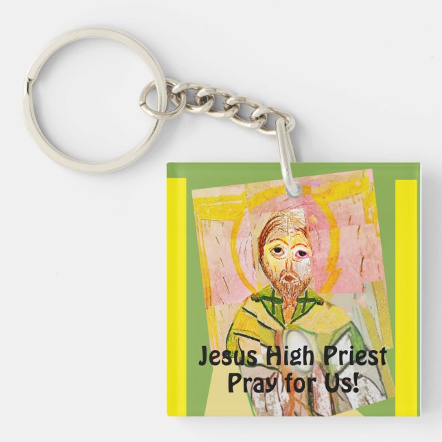 Jesus Christus, der Hohepriester Schlüsselanhänger (Vorderseite)
