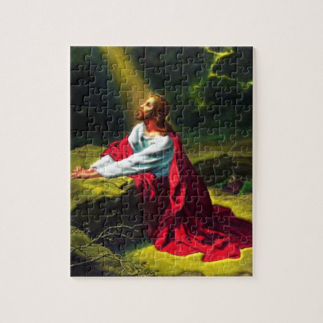 Jesus Christus, der im Garten von Gethsemane betet (Vertikal)