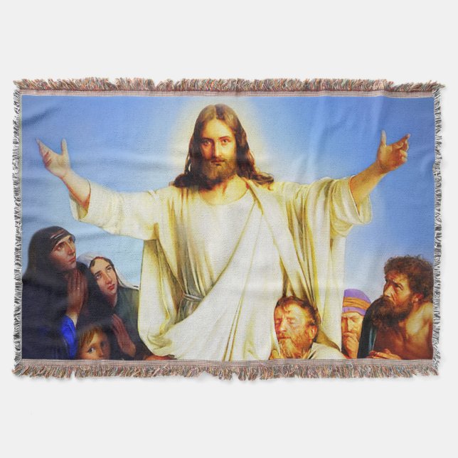 Jesus Christus, der Trost-Throw-Blanket Decke (Vorderseite)