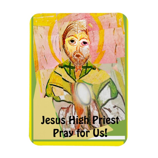 Jesus Christus, die Hohepriester-Karte Magnet (Vertikal)