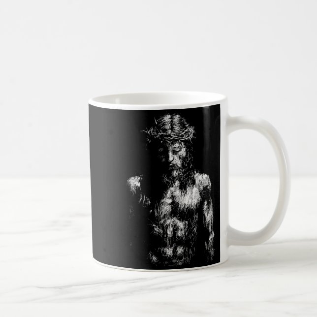 Jesus Christus Dornenkrone  Kaffeetasse (Rechts)